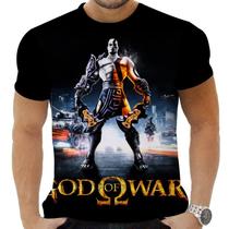 Camiseta Camisa Personalizada Game God of War 13_x000D_