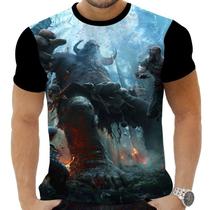 Camiseta Camisa Personalizada Game God of War 4_x000D_ - Zahir Store