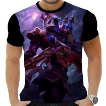 Camiseta Camisa Personalizada Game Lol Jhin Lua Sangrenta_x000D_