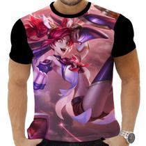 Camiseta Camisa Personalizada Game Lol Jinx 1_x000D_