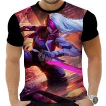 Camiseta Camisa Personalizada Game Lol Katarina 1_x000D_