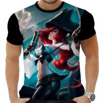 Camiseta Camisa Personalizada Game Lol Miss Fortune_x000D_