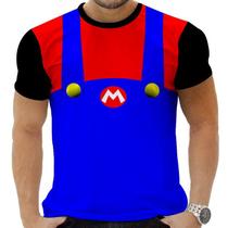 Camiseta Camisa Personalizada Game Mario 5_x000D_