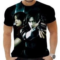 Camiseta Camisa Personalizada Game Resident Evil 9_x000D_