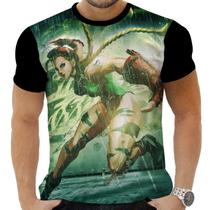 Camiseta Camisa Personalizada Game Street Fighter Cammy 3_x000D_
