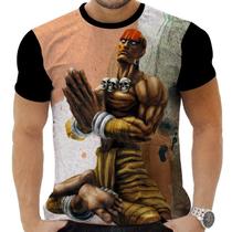 Camiseta Camisa Personalizada Game Street Fighter Dhalsin 1_x000D_