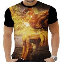 Camiseta Camisa Personalizada Game Street Fighter Dhalsin 2_x000D_