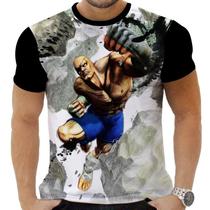 Camiseta Camisa Personalizada Game Street Fighter Sagat_x000D_