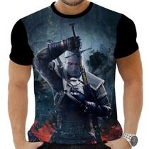 Camiseta Camisa Personalizada Game The Witcher 3_x000D_
