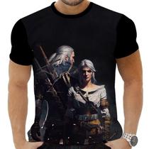 Camiseta Camisa Personalizada Game The Witcher 4_x000D_