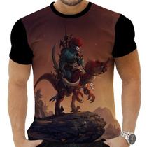 Camiseta Camisa Personalizada Game World of Warcraft 11_x000D_