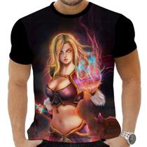 Camiseta Camisa Personalizada Game World of Warcraft 2_x000D_