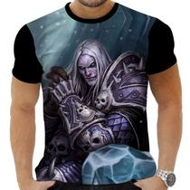 Camiseta Camisa Personalizada Game World of Warcraft 4_x000D_