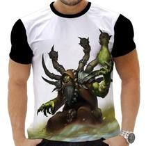 Camiseta Camisa Personalizada Game World of Warcraft 6_x000D_