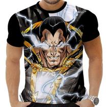 Camiseta Camisa Personalizada Herois Adao Negro_x000D_