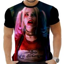 Camiseta Camisa Personalizada Herois Arlequina 18_x000D_