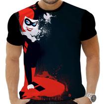 Camiseta Camisa Personalizada Herois Arlequina 6_x000D_