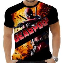 Camiseta Camisa Personalizada Herois Deadpool 3_x000D_