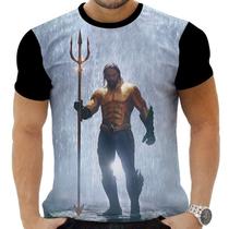 Camiseta Camisa Personalizada Herois Filme Aquaman 9_x000D_