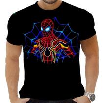Camiseta Camisa Personalizada Herois Homem Aranha 1_x000D_ - Zahir Store