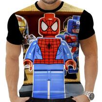 Camiseta Camisa Personalizada Herois Homem Aranha 6_x000D_