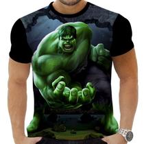 Camiseta Camisa Personalizada Herois Hulk 15_x000D_