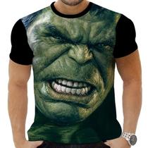 Camiseta Camisa Personalizada Herois Hulk 16_x000D_