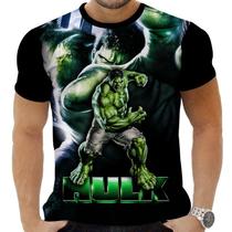 Camiseta Camisa Personalizada Herois Hulk 19_x000D_ - Zahir Store