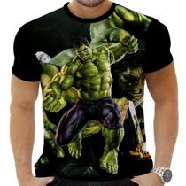 Camiseta Camisa Personalizada Herois Hulk 22_x000D_ - Zahir Store