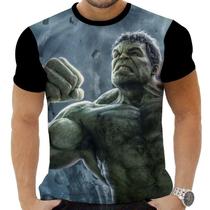 Camiseta Camisa Personalizada Herois Hulk 3_x000D_