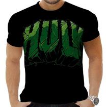 Camiseta Camisa Personalizada Herois Hulk 6_x000D_