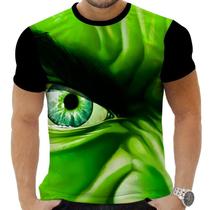 Camiseta Camisa Personalizada Herois Hulk 9_x000D_