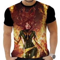 Camiseta Camisa Personalizada Herois Jean Grey 6_x000D_