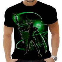 Camiseta Camisa Personalizada Herois Loki Thor 1_x000D_
