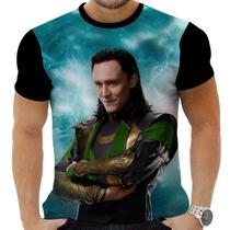 Camiseta Camisa Personalizada Herois Loki Thor 3_x000D_