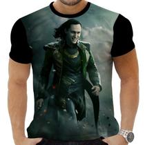 Camiseta Camisa Personalizada Herois Loki Thor 5_x000D_