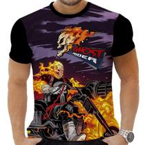 Camiseta Camisa Personalizada Herois Motoqueiro Fantasma 7_x000D_