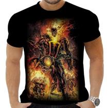 Camiseta Camisa Personalizada Herois Motoqueiro Fantasma 8_x000D_