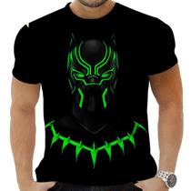 Camiseta Camisa Personalizada Herois Pantera Negra 2_x000D_