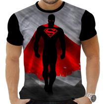 Camiseta Camisa Personalizada Herois Super Man 4_x000D_