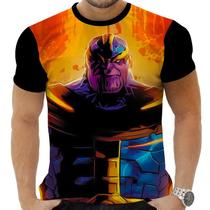 Camiseta Camisa Personalizada Herois Thanos 5_x000D_