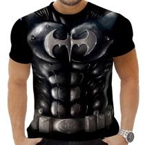 Camiseta Camisa Personalizada Herois Traje Batman_x000D_