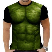 Camiseta Camisa Personalizada Herois Traje Hulk 2_x000D_