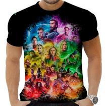 Camiseta Camisa Personalizada Herois Vingadores 1_x000D_