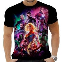 Camiseta Camisa Personalizada Herois Vingadores 2_x000D_