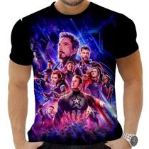 Camiseta Camisa Personalizada Herois Vingadores 4_x000D_