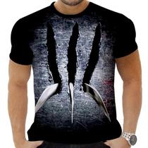 Camiseta Camisa Personalizada Herois Wolverine 1_x000D_