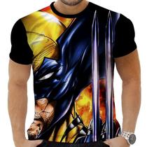 Camiseta Camisa Personalizada Herois Wolverine 7_x000D_