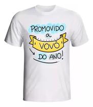 Camiseta Camisa Personalizada Promovido A Vovô Avô Do Ano Camiseta Camisa Personalizada Promovido A Vovô Avô Do Ano