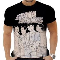 Camiseta Camisa Personalizada Rock Artic Monkeys Indie 5 Camiseta Camisa Personalizada Rock Artic Monkeys Indie 5